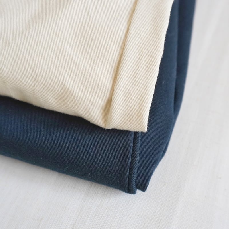 2色ユニセックス＊結-ゆい-Chino Cloth Planer Easy Pants-Tap