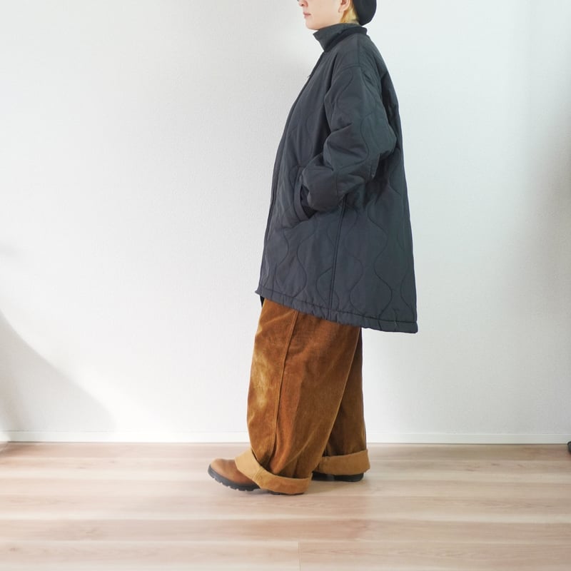 2色レディース＊prit-プリット-ナイロンタッサー オニオンキルト ZIP