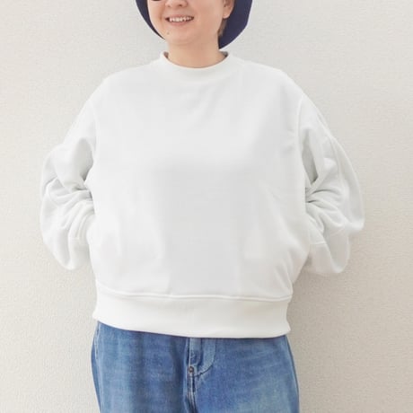 2色＊ユニセックス＊LA MOND-ラモンド-STITCH WORK LIGHT SWEAT
