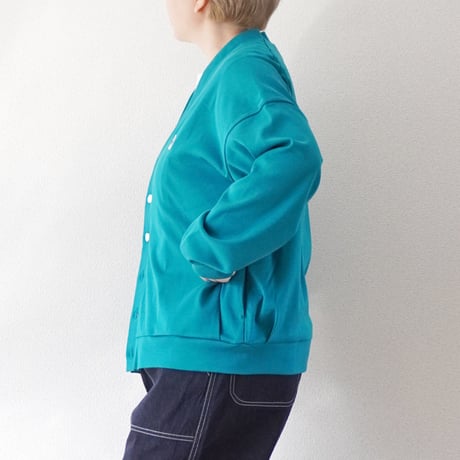 2色＊ユニセックス＊amne-アンヌ-CIRCULAR RIB Dalahäst cardigan