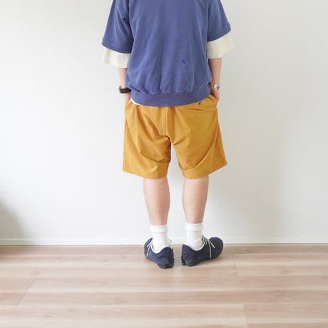 2色＊ユニセックス＊SLOWHANDS-スローハンズ-nylon×polyester stretch Treck Shorts