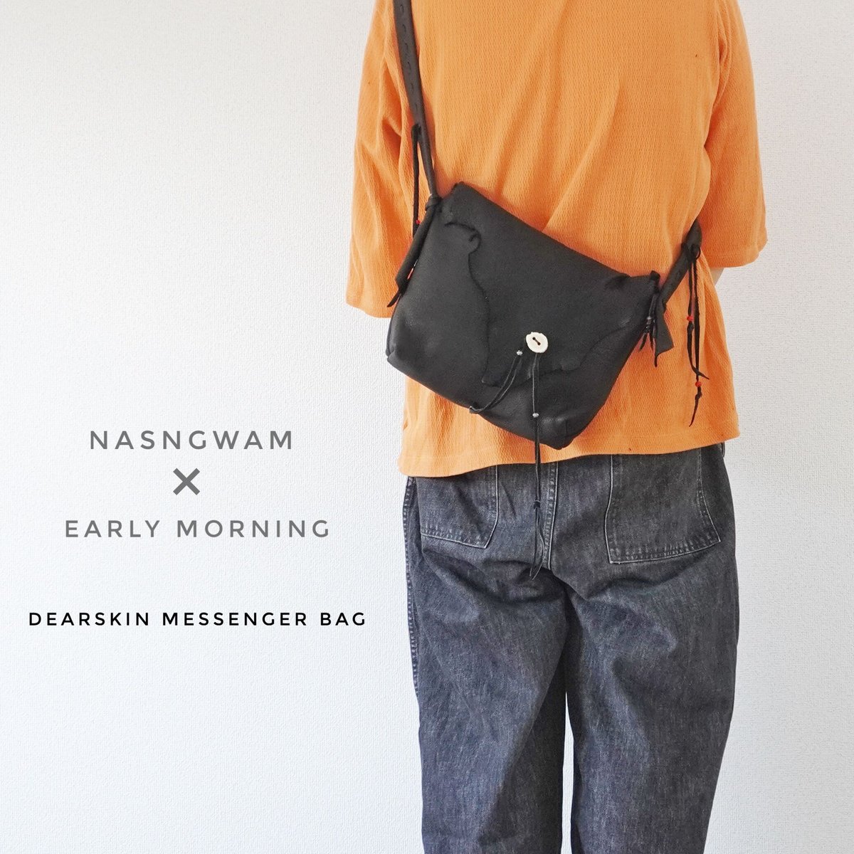Nasngwam. / DEARSKIN MESSENGER BAG