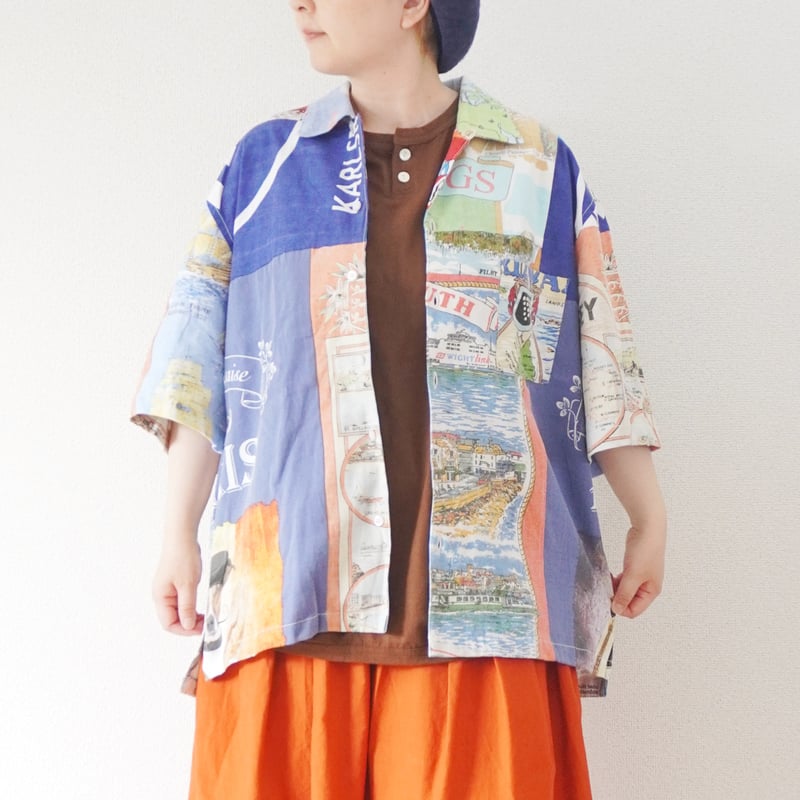 mr.remake.man リメイクシャツ 1点物モデムデザイン サイズL 新品 mr.remake.man リメイクシャツ 1点物モデムデザイン サイズL 美