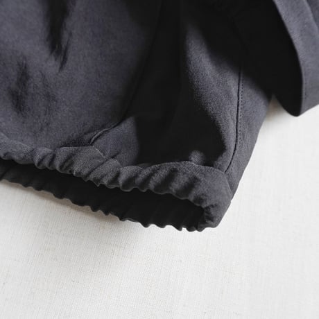 ＊ユニセックス＊LA MOND-ラモンド-STAND NECK SHARI BLOUSON/LM-O-124-SH ブラック