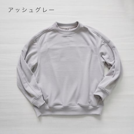 2色＊ユニセックス＊LA MOND-ラモンド-STITCH WORK LIGHT SWEAT