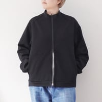＊ユニセックス＊LA MOND-ラモンド-STAND NECK SILKY BLOUSON/LM-C-203