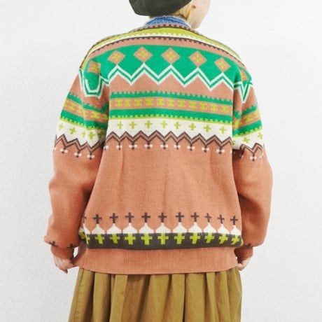 ユニセックス＊Nasngwam-ナスングワム-YUPIC CARDIGAN/ベージュ