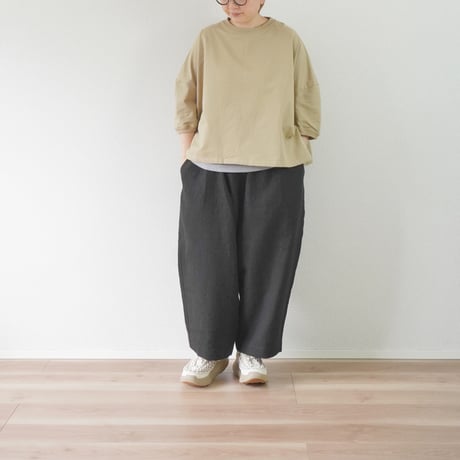 4色＊レディース＊SLOWHANDS-スローハンズ-オーガニックコットン ワイドプルオーバー