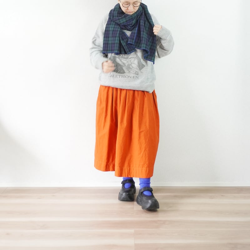 3色＊レディース＊快晴堂 -Girl'sタータンチェック・リラクシンWork