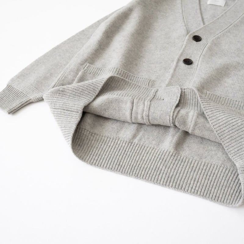 3色＊prit（プリット） 2/15ラムウール5G天竺編み Vネックワイド