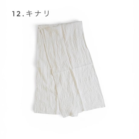 3色＊レディース＊prit -リネンコットン強撚ランダムボーダーストール　P01640