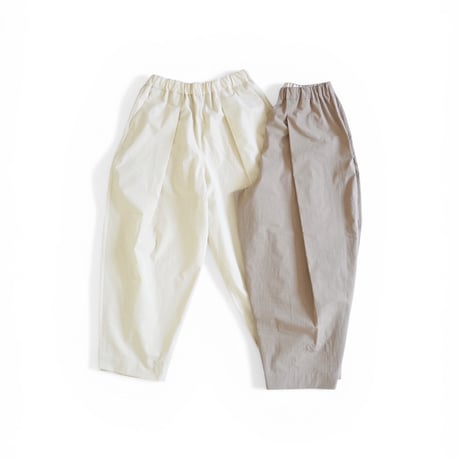 2色ユニセックス＊結 -yui-（ゆい）WIDE TUCK EASY TROUSERS（ワイド タック イージー トラウザー/YWTEP-010)