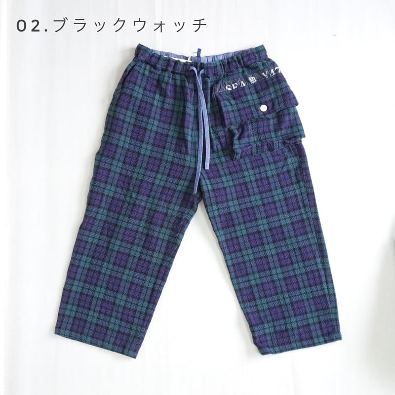 3色＊レディース＊快晴堂 - Girl'sタータンチェック・リラクシン