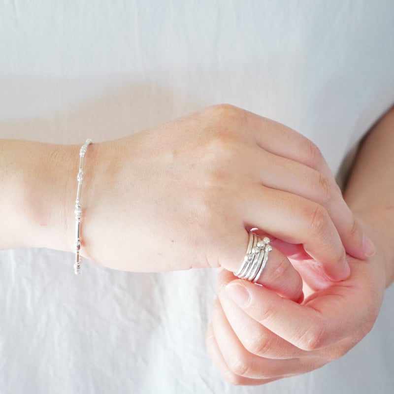 goods*MANANAS JEWELRY-マナナス ジュエリー-Five Ball Rin...