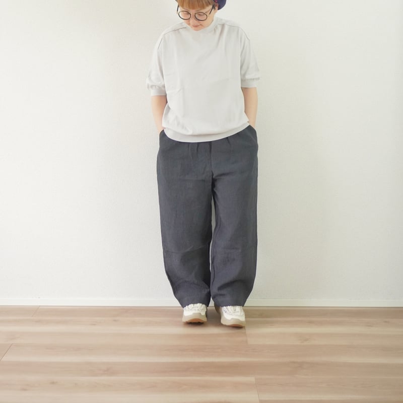 6色＊レディース＊Linen ya by as it is.-リネンヤ- コットンクルー