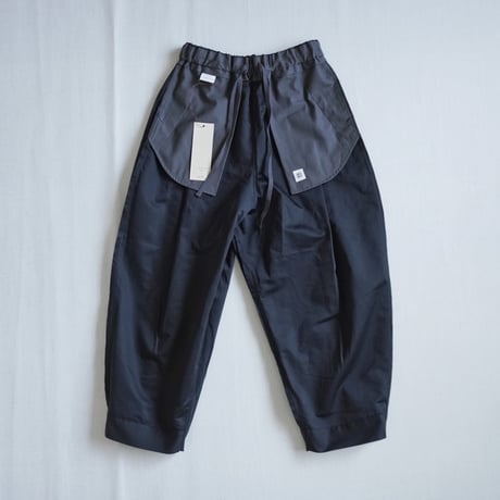 2色レディース＊結-ゆい-COTTON/LINEN BACK SATIN WIDE TUCK EASY TROUSERS /YWTEP-004