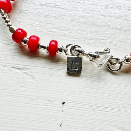 2色＊goods＊MANANAS JEWELRY-マナナス ジュエリー-Silver Mix Antique Beads Bracelet