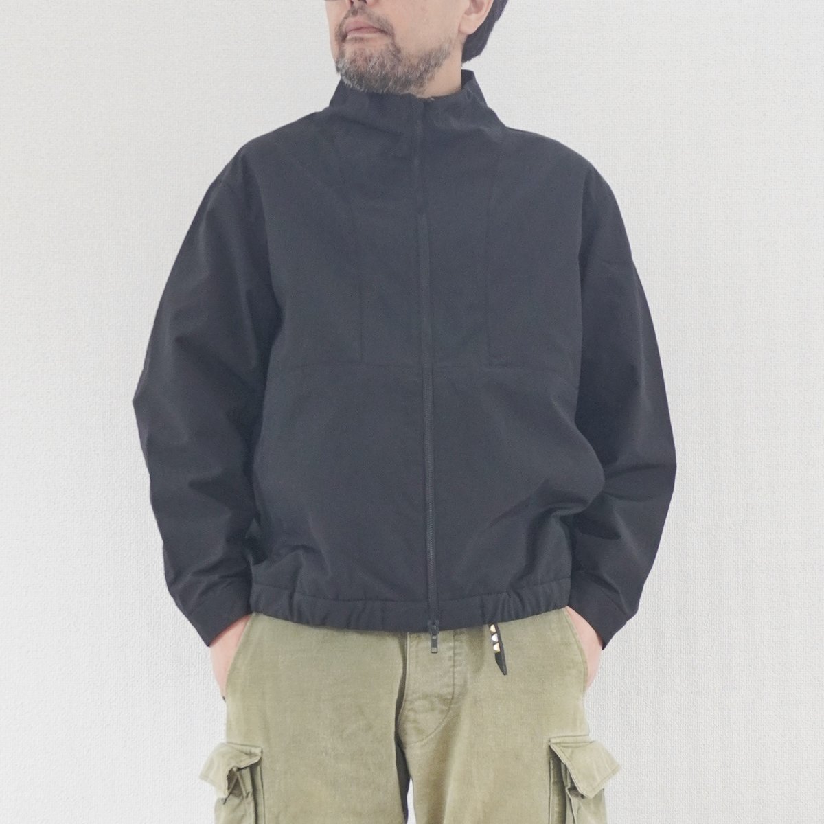 LAMOND / STAND NECK WIDE BLOUSON