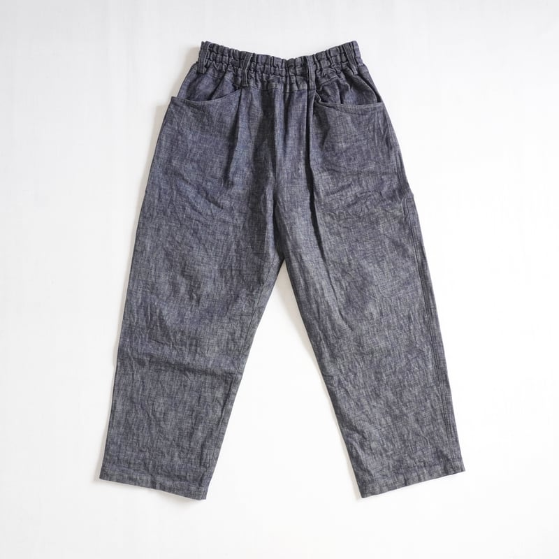レディース*Linen ya-リネンヤ-ストレッチデニム タック レディース*Linen ya-リネンヤ-ストレッチデニム タック