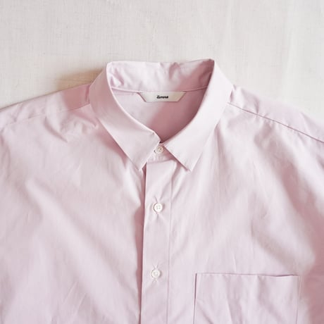 ＊ユニセックス＊amne-アンヌ-DOWN PROOF classic shirts / amn-SH-042 / Pink