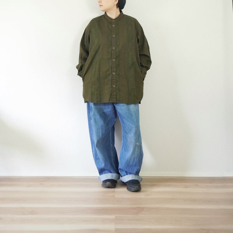 3色ユニセックス＊Nasngwam-ナスングワム-ARTISAN SHIRTS JACKET