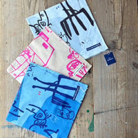 3色＊GOODS＊TIGRE BROCANTE-ティグルブロカンテ-KAKEI boys 柄 ガーゼバンダナ