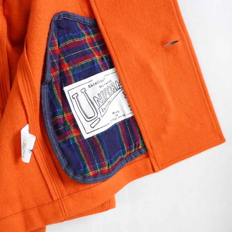 レディース＊快晴堂-軽いカットメルトン Pコート（1枚仕立て）43JK-47