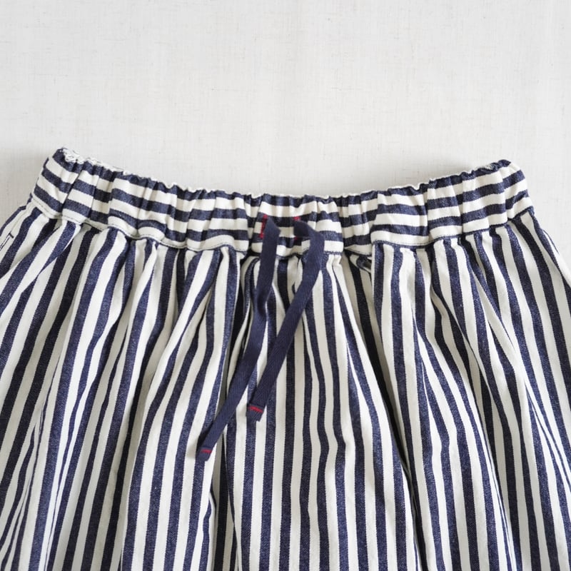 レディース*TIGRE BROCANTE-ティグルブロカンテ-ヒッコリーマキシギャザースカー レディース*TIGRE BROCANTE-ティグルブロカンテ-ヒッコリーマキシギャザースカー