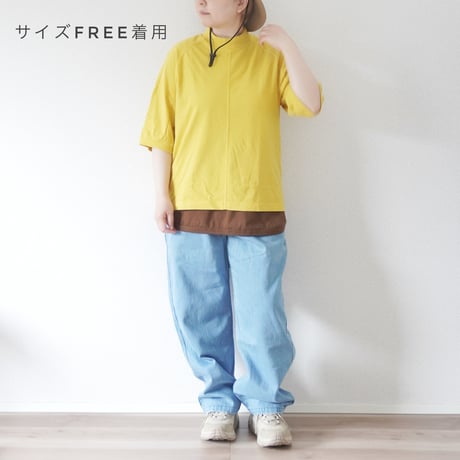2色＊ユニセックス＊TIGRE BROCANTE-ティグルブロカンテ-40/2モダン天竺クアトロ半袖T