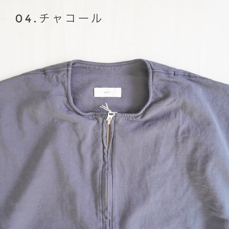 2色＊レディース＊prit-40/1 DEPEND ランダムミニ裏毛 ZIPブルゾン P916