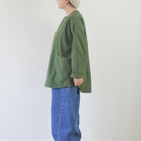 2色＊ユニセックス＊SLOWHANDS-スローハンズ-強ストレッチ 接触冷感 PAINTER JACKET