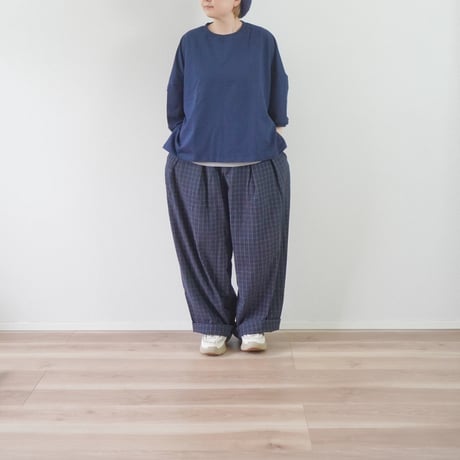 4色＊レディース＊SLOWHANDS-スローハンズ-オーガニックコットン ワイドプルオーバー