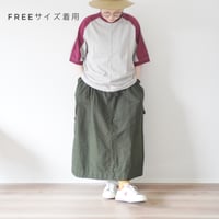 ＊ユニセックス＊TIGRE BROCANTE-ティグルブロカンテ-40/2モダン天竺クアトロ半袖T /エンジ