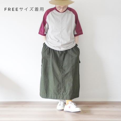 ＊ユニセックス＊TIGRE BROCANTE-ティグルブロカンテ-40/2モダン天竺クアトロ半袖T /エンジ