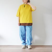 2色＊ユニセックス＊TIGRE BROCANTE-ティグルブロカン-11.5オンスデニム バックポケットカーゴパンツ/フェード、ブラック