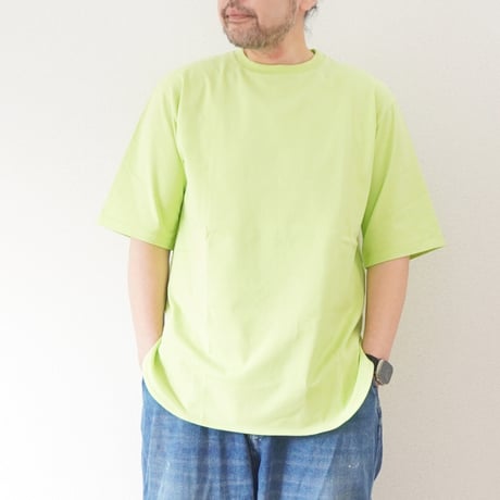2色＊ユニセックス＊amne-アンヌ-JERSEY round hem tee / amn-CS-077