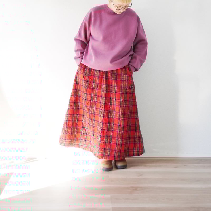 2色レディース＊快晴堂-後ろポケスカート タータンフォーエバー（53SK