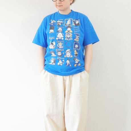2色＊レディース＊TIGRE BROCANTE-ティグルブロカンテ-One World 半袖T One World 半袖T