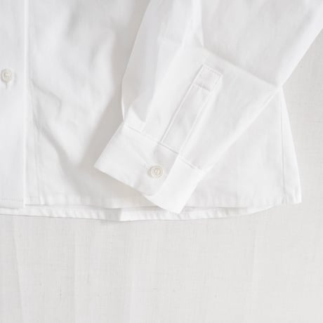 レディース＊Linen ya-リネンヤ-スタンドカラーブラウス/ホワイト