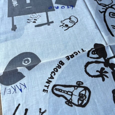3色＊GOODS＊TIGRE BROCANTE-ティグルブロカンテ-KAKEI boys 柄 ガーゼバンダナ