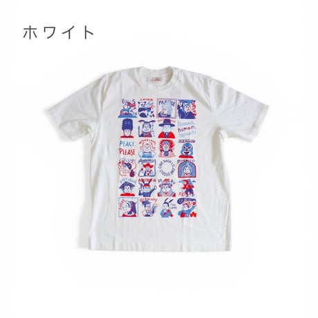 2色＊レディース＊TIGRE BROCANTE-ティグルブロカンテ-One World 半袖T One World 半袖T