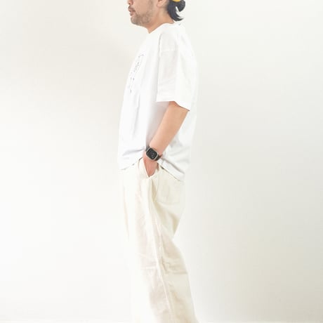 ＊ユニセックス＊ämne-アンヌ-" Blåklocka " half sleeve tee / amn-CS-096