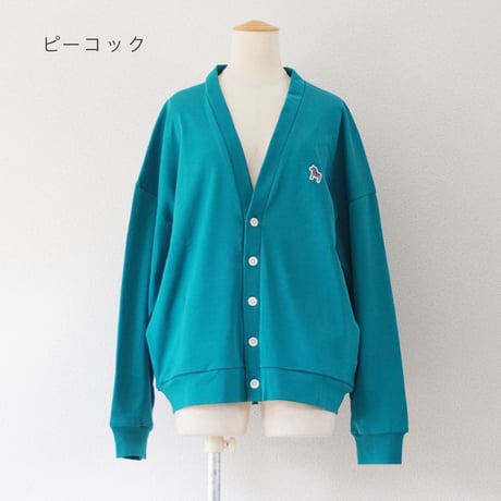 2色＊ユニセックス＊amne-アンヌ-CIRCULAR RIB Dalahäst cardigan