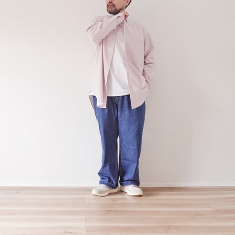 ＊ユニセックス＊amne-アンヌ-DOWN PROOF classic shirts / amn-SH-042 / Pink