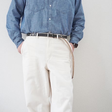 2色goods＊Re.ACT-Studs Narrow Belt/ブラック、ブラウン