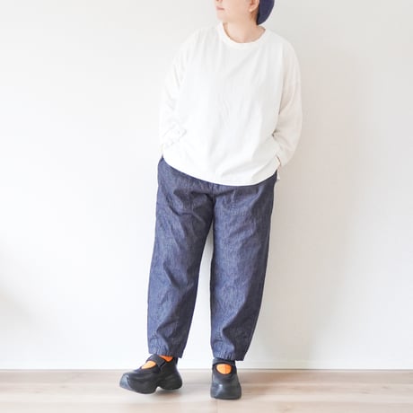 prit（プリット）二重織近江晒加工リラックスパンツ – SACHET.