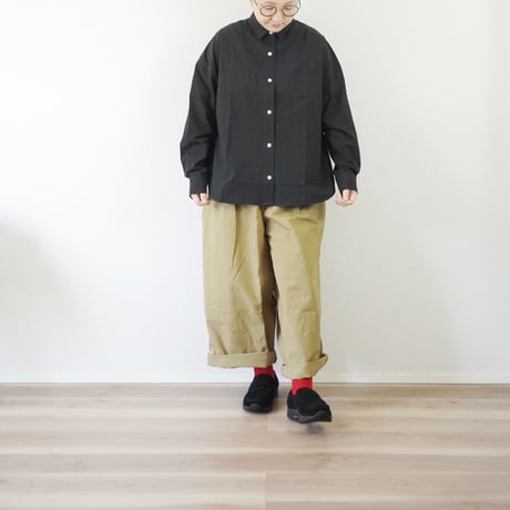 ＊ユニセックス＊molle shoes-モールシューズ-ハイブリッド ローファー / スウェードブラック