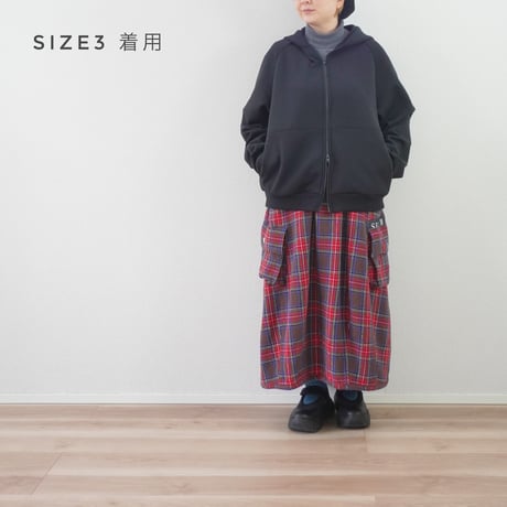 2色＊ユニセックス＊LA MOND-ラモンド-DOUBLE AIR KNIT UP HOODIE LM-C-218