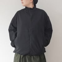 ＊ユニセックス＊LA MOND-ラモンド-STAND NECK SHARI BLOUSON/LM-O-124-SH ブラック