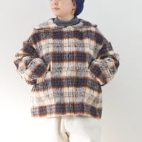 ＊レディース＊KELEN-ケレン-セーラーカラー デザイン チェック コート “SEBI” / ライトベージュ